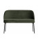 Banquette de Table 2 Places Vogue Velours Vert Onyx