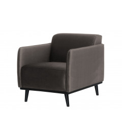 Fauteuil Statement Velours TaupeWOOOD by De Eekhoorn