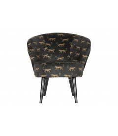 Fauteuil Bo Velours PanthèreWOOOD by De Eekhoorn Fauteuil Bo Velours PanthèreWOOOD by De Eekhoorn