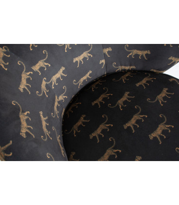 Fauteuil Bo Velours PanthèreWOOOD by De Eekhoorn