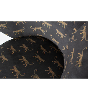 Fauteuil Bo Velours PanthèreWOOOD by De Eekhoorn