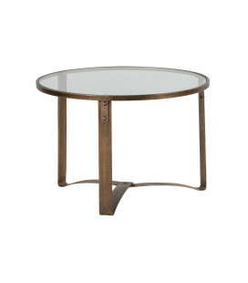 Table d'Appoint Occa Laiton Antique
