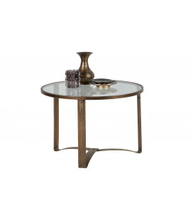 Table d'Appoint Occa Laiton Antique