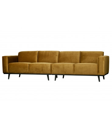 Canapé Statement 4 Places 280cm Velvet Jaune MielWOOOD by De Eekhoorn