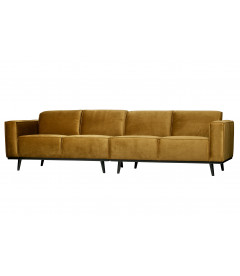 Canapé Statement 4 Places 280cm Velvet Jaune MielWOOOD by De Eekhoorn Canapé Statement 4 Places 280cm Velvet Jaune MielWOOOD by De Eekhoorn