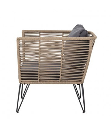 Fauteuil Mundo Brown - Outdoor Bloomingville