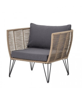 Fauteuil Mundo Brown - Outdoor Bloomingville