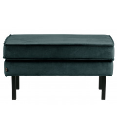 Banc Rocco Velvet Teal Bleu CanardWOOOD by De Eekhoorn Banc Rocco Velvet Teal Bleu CanardWOOOD by De Eekhoorn