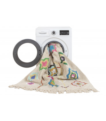 Tapis Coton Kaarol 140/200 cm Lavable en Machine