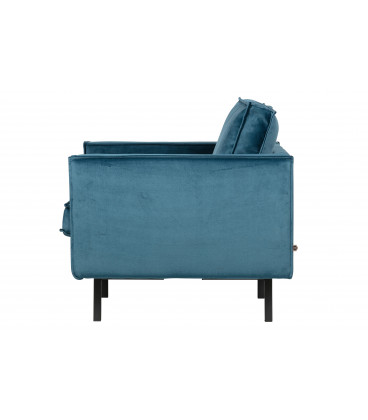 Fauteuil Rodéo Velvet BleuWOOOD by De Eekhoorn