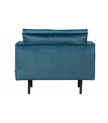 Fauteuil Rodéo Velvet BleuWOOOD by De Eekhoorn