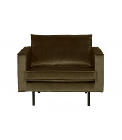 Fauteuil Rodéo Velvet Vert ChasseurWOOOD by De Eekhoorn Fauteuil Rodéo Velvet Vert ChasseurWOOOD by De Eekhoorn