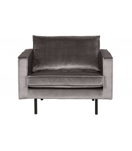 Fauteuil Rodéo Velvet TaupeWOOOD by De Eekhoorn