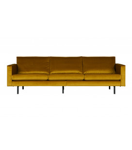 Canapé Rodéo 3 Places XL Velvet OcreWOOOD by De Eekhoorn