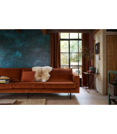 Canapé Rodéo 3 Places XL Velvet RouilleWOOOD by De Eekhoorn Canapé Rodéo 3 Places XL Velvet RouilleWOOOD by De Eekhoorn