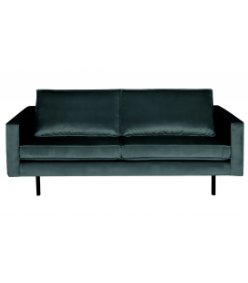 Canapé Rodéo 2.5 Places Velvet Teal Bleu CanardWOOOD by De Eekhoorn