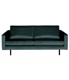 Canapé Rodéo 2.5 Places Velvet Teal Bleu CanardWOOOD by De Eekhoorn