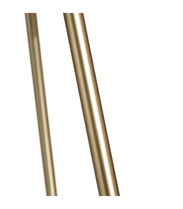 Chaise Corduroy Gold Velours Côtelé Bleue