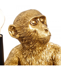 Lampe Singe Dorée Lampe Singe Dorée