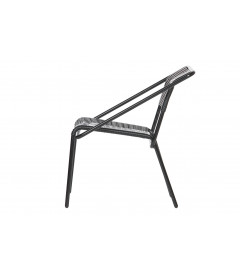 Lot de 4 Fauteuils Feu Follet NoirWOOOD by De Eekhoorn