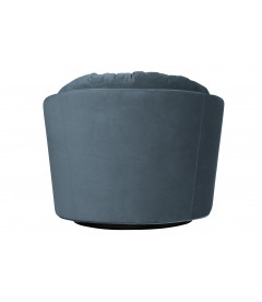 Fauteuil Pivotant Carroussel Velours BleuWOOOD by De Eekhoorn