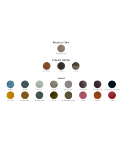 Canapé Rodéo 2.5 Places Velvet Teal Bleu CanardWOOOD by De Eekhoorn