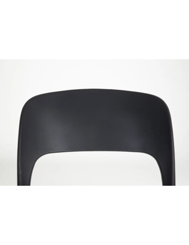 Lot de 4 Chaises Sole Empilables Gris foncé