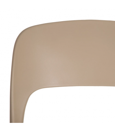 Lot de 4 Chaises Sole Empilables Beige