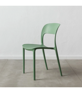 Lot de 4 Chaises Sole Empilables Vert 2