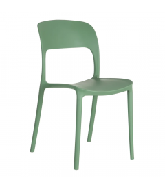 Lot de 4 Chaises Sole Empilables Vert Lot de 4 Chaises Sole Empilables Vert