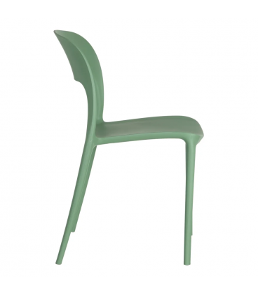 Lot de 4 Chaises Sole Empilables Vert