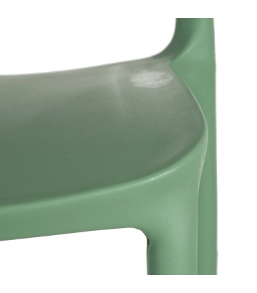Lot de 4 Chaises Sole Empilables Vert