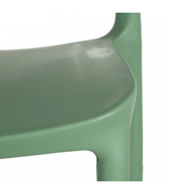 Lot de 4 Chaises Sole Empilables Vert Lot de 4 Chaises Sole Empilables Vert