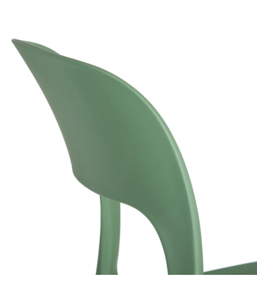 Lot de 4 Chaises Sole Empilables Vert