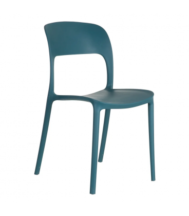 Lot de 4 Chaises Sole Empilables Bleu