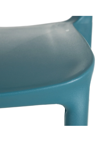 Lot de 4 Chaises Sole Empilables Bleu