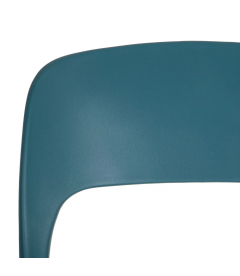 Lot de 4 Chaises Sole Empilables Bleu Lot de 4 Chaises Sole Empilables Bleu