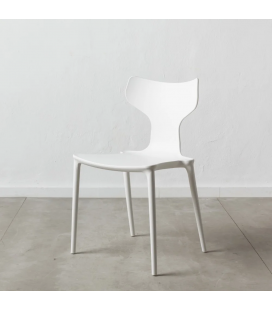 Lot de 4 chaises Bøjle Blanches 2