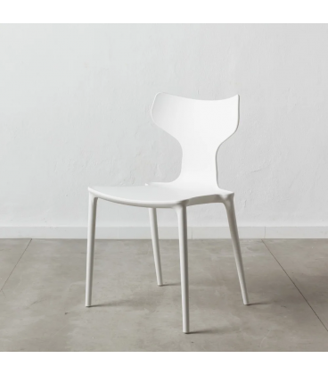 Lot de 4 chaises Bøjle Blanches