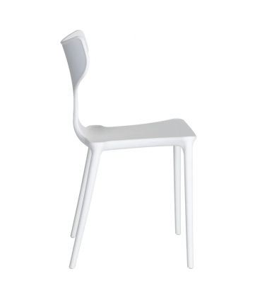 Lot de 4 chaises Bøjle Blanches