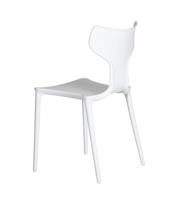 Lot de 4 chaises Bøjle Blanches