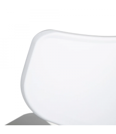 Lot de 4 chaises Bøjle Blanches Lot de 4 chaises Bøjle Blanches