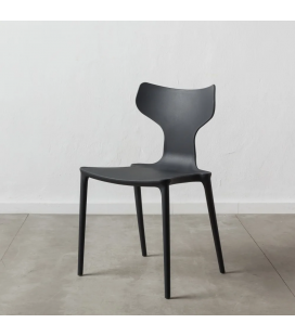 Lot de 4 chaises Bøjle Gris foncé 2