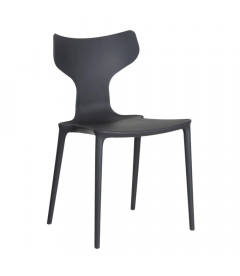 Lot de 4 chaises Bøjle Gris foncé Lot de 4 chaises Bøjle Gris foncé