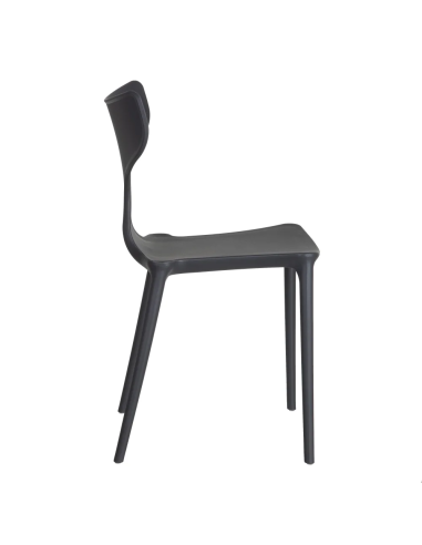 Lot de 4 chaises Bøjle Gris foncé