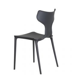 Lot de 4 chaises Bøjle Gris foncé Lot de 4 chaises Bøjle Gris foncé