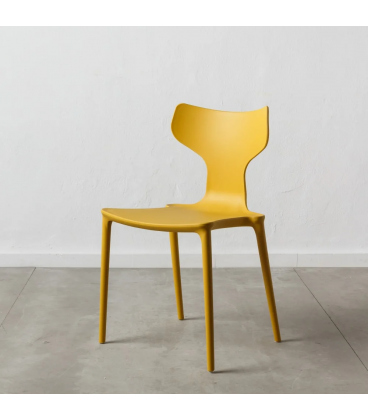 Lot de 4 Chaises Bøjle Jaune
