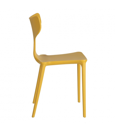 Lot de 4 Chaises Bøjle Jaune