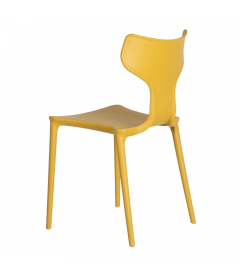 Lot de 4 Chaises Bøjle Jaune Lot de 4 Chaises Bøjle Jaune