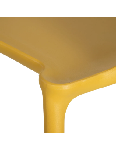 Lot de 4 Chaises Bøjle Jaune